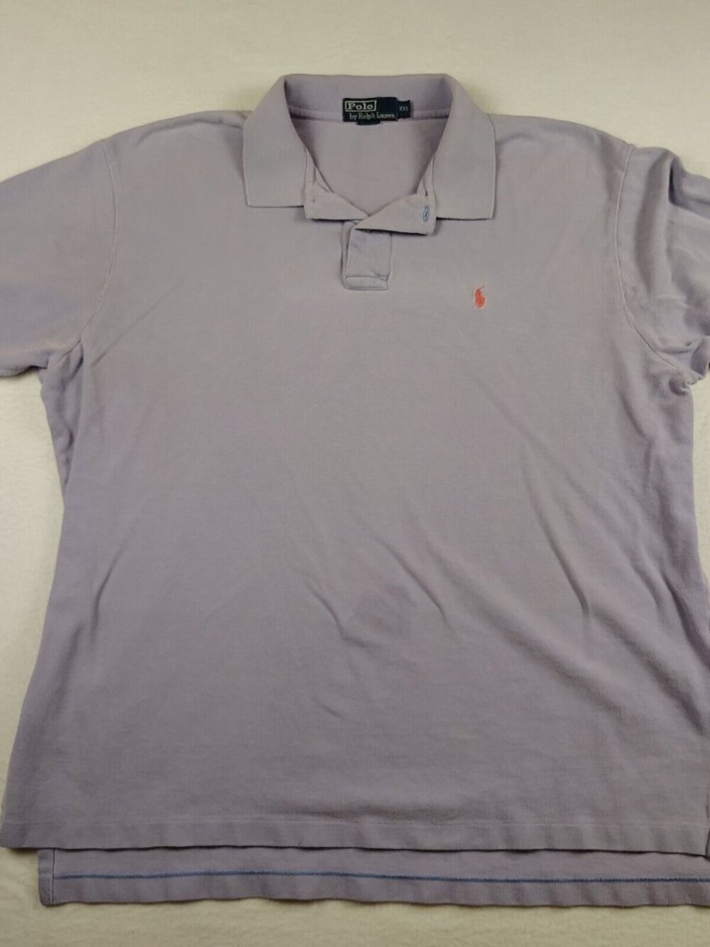 VTG Polo Ralph Lauren Shirt Mens 2XLarge Purple Cotton 90s Y2k